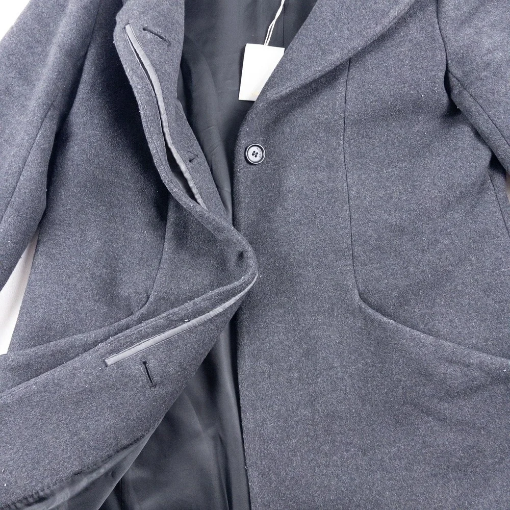 Wilfred‎ Aritzia Cocoon Coat Women Medium Gray Wool Cashmere Pea Coat Italian